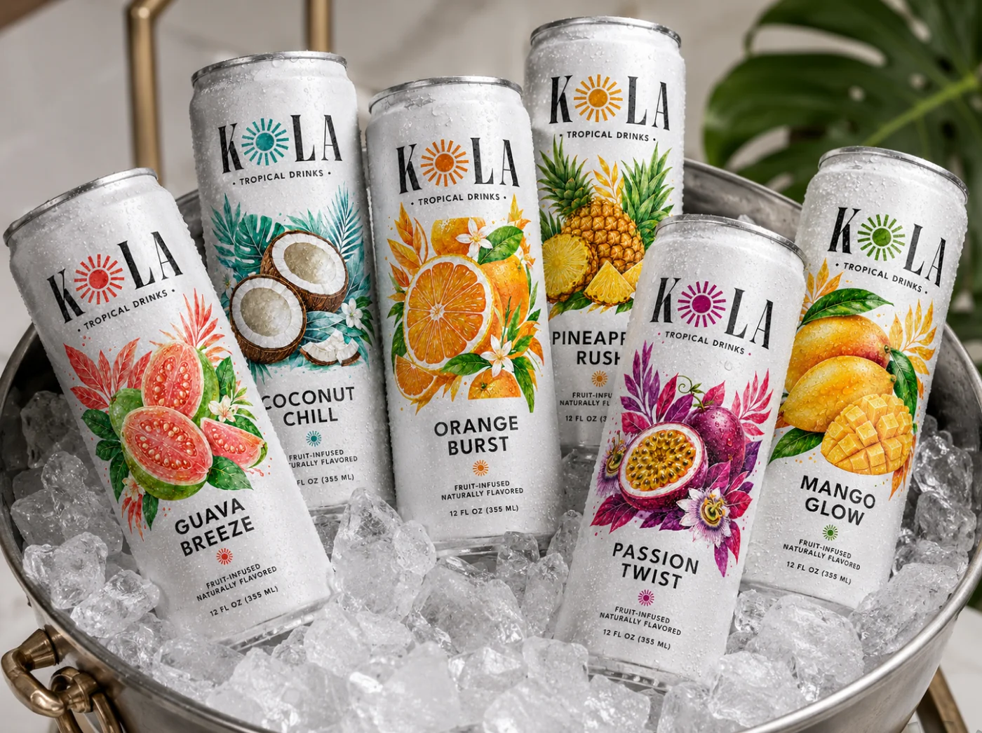 Kola – Tropical Drinks Packaging Design