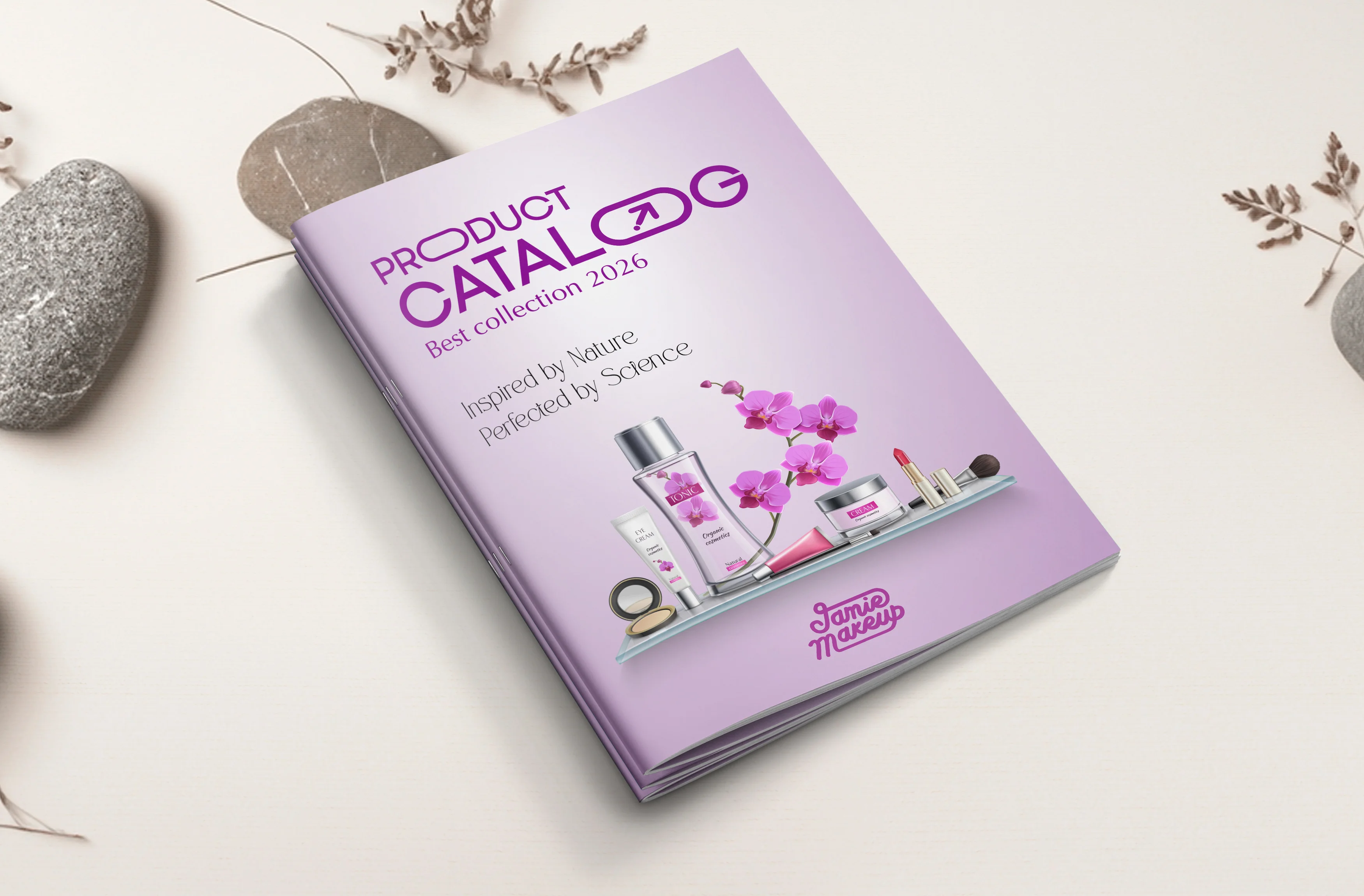 Jamie Makeup – Cosmetic Brand Catalogue Design