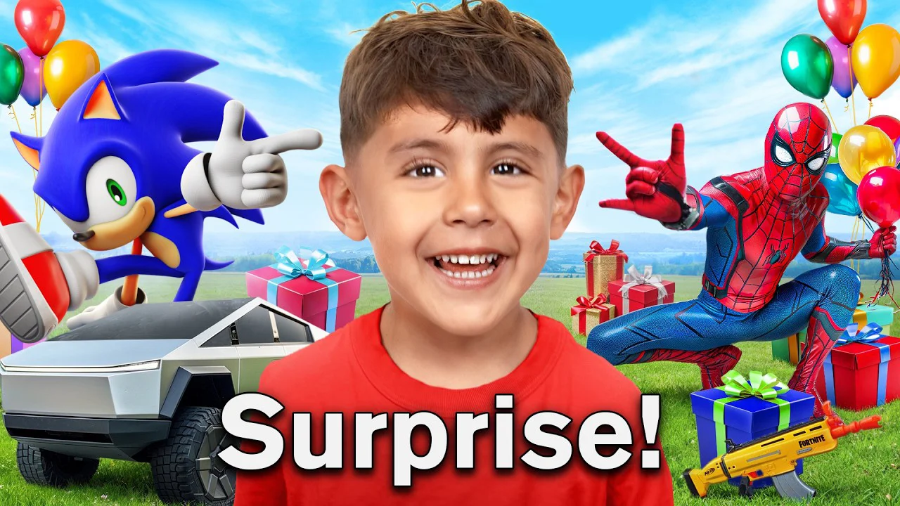 Superice Kids Playing – Live Streaming YouTube Thumbnail Design
