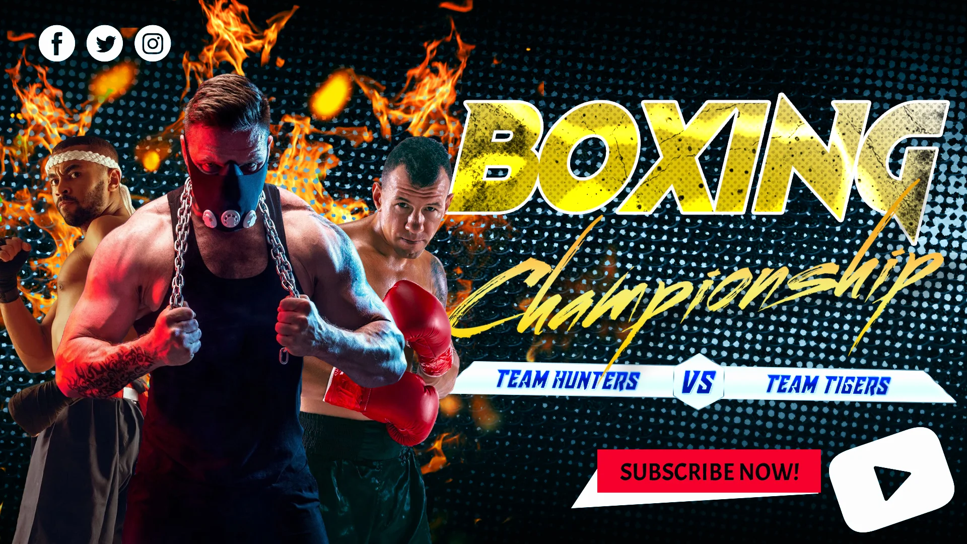 Boxing Championship – YouTube Thumbnail Design