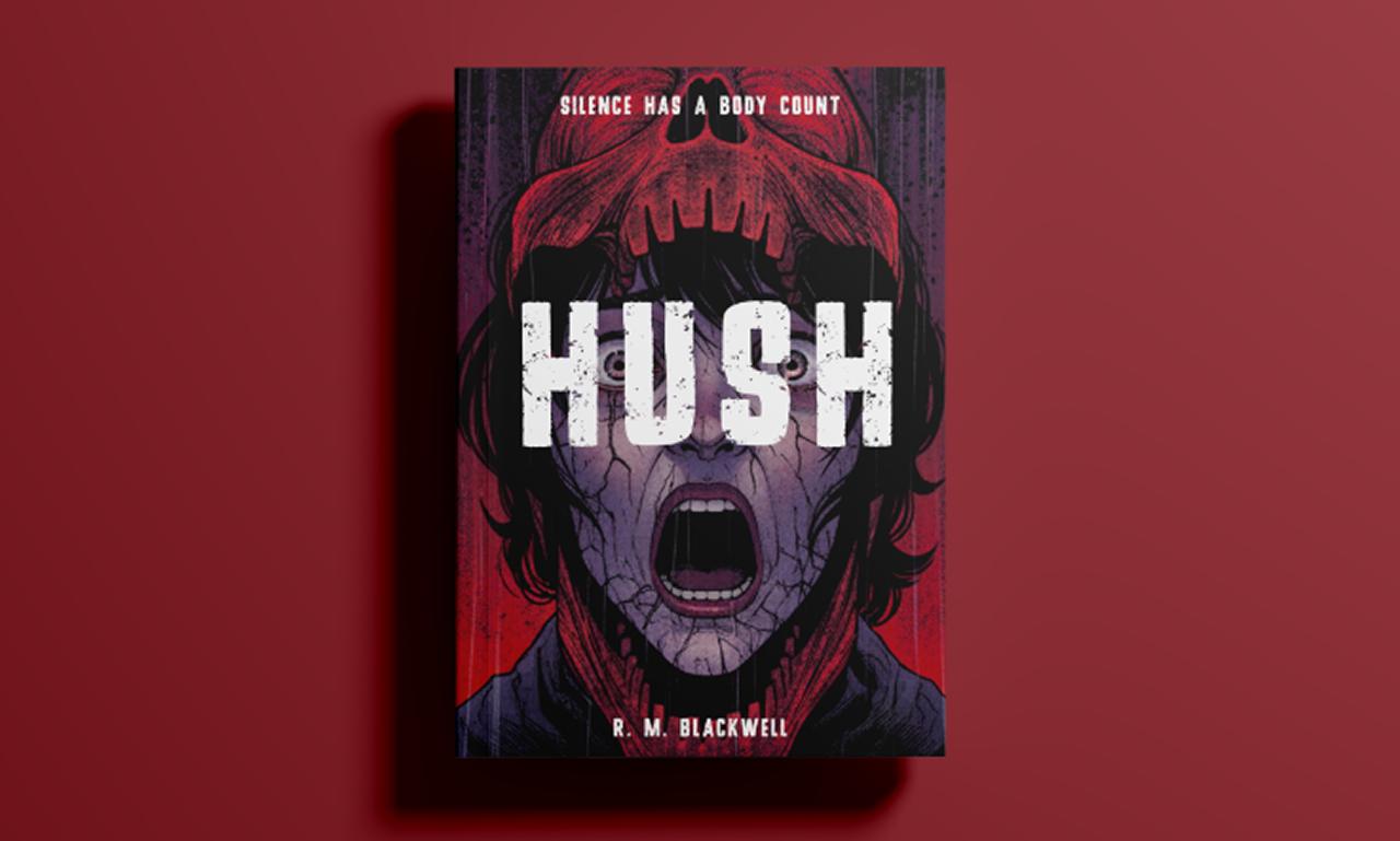 HUSH – Horror Story Book Cover Design