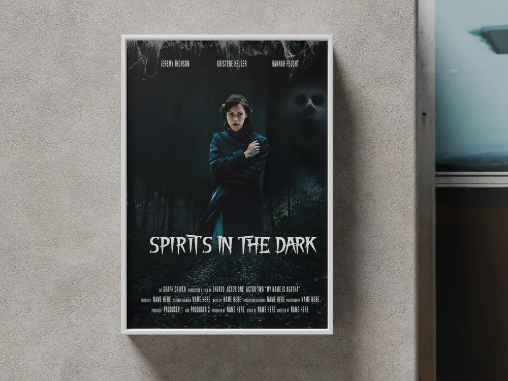 Spirits In The Dark – Horror Movie Poster Design