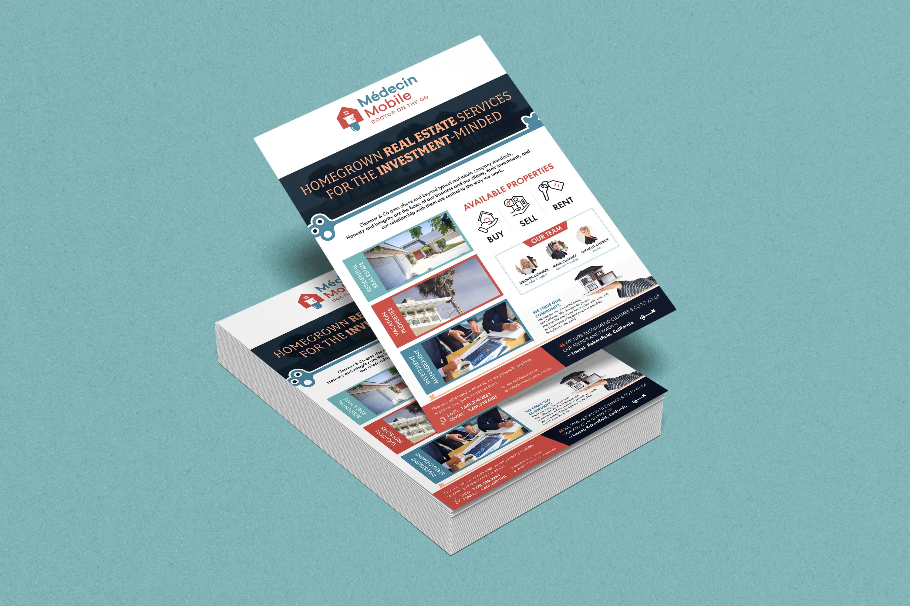 Professional Real Estate Promotional Flyer Design