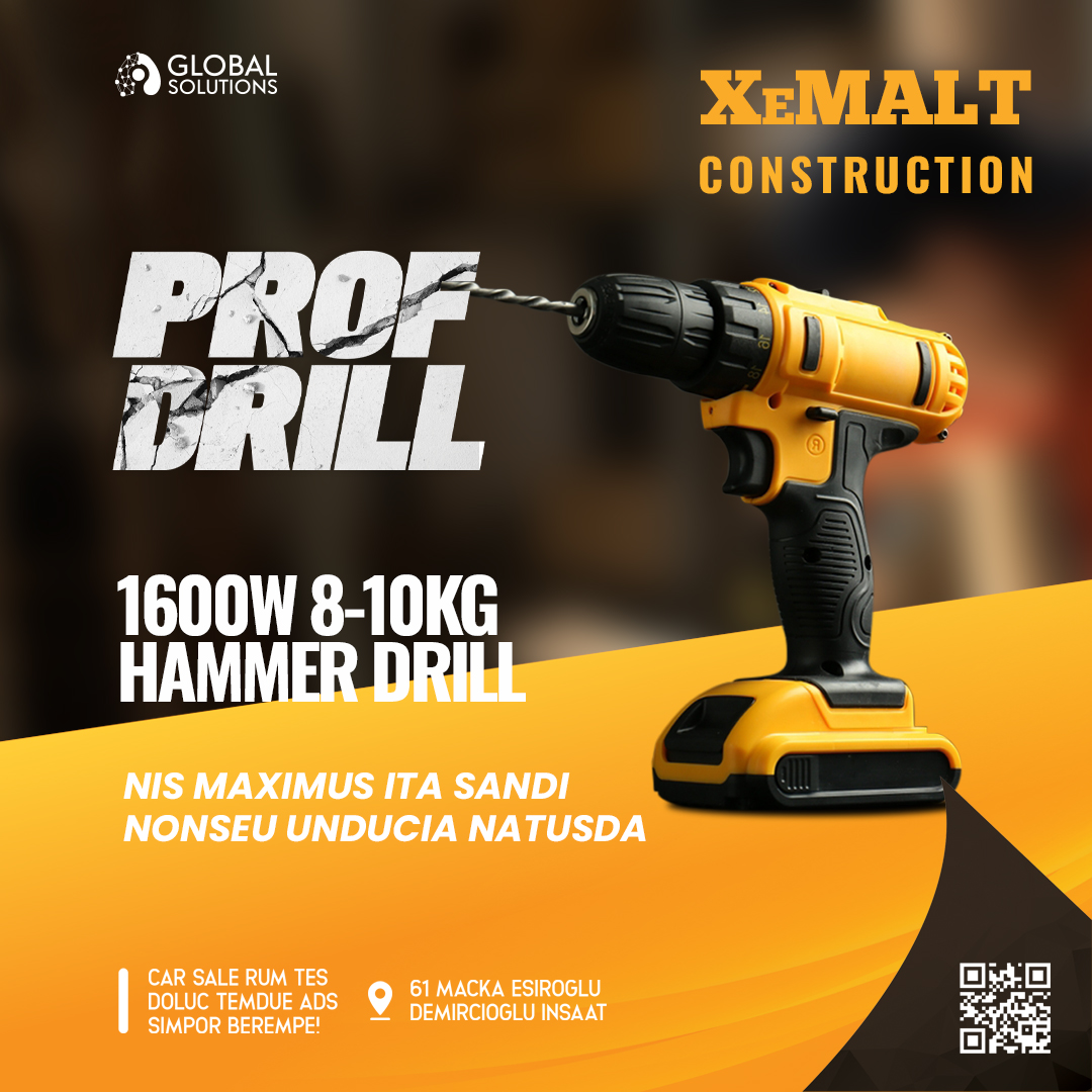 Global Solutions – Construction Tools Social Media Design