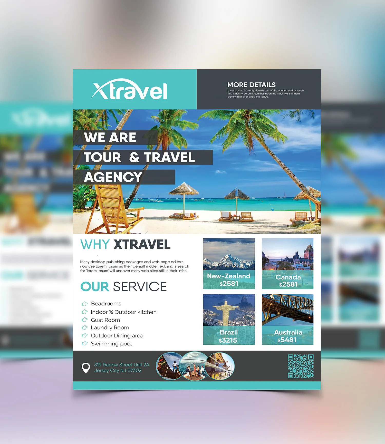 Professional Travel Flyer Design for Xtravel