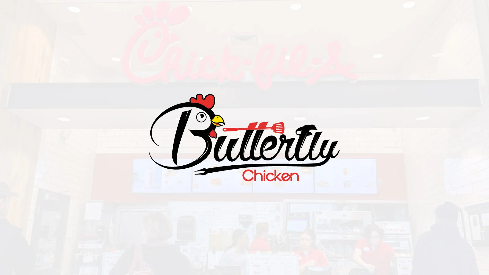 Butterfly Chicken – Modern Restaurant Logo Design