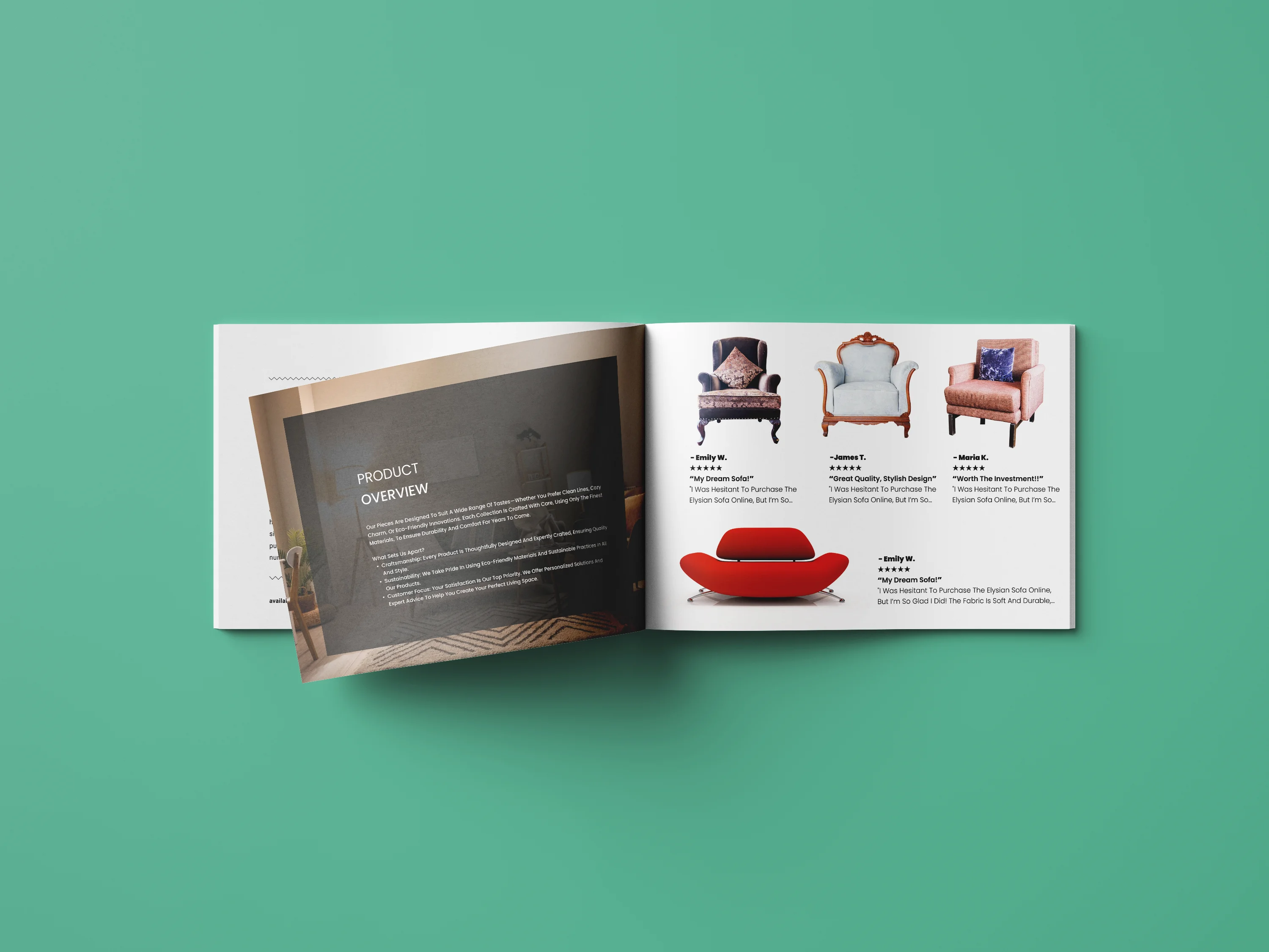 ECMMERCE – Furniture Product Catalogue Design