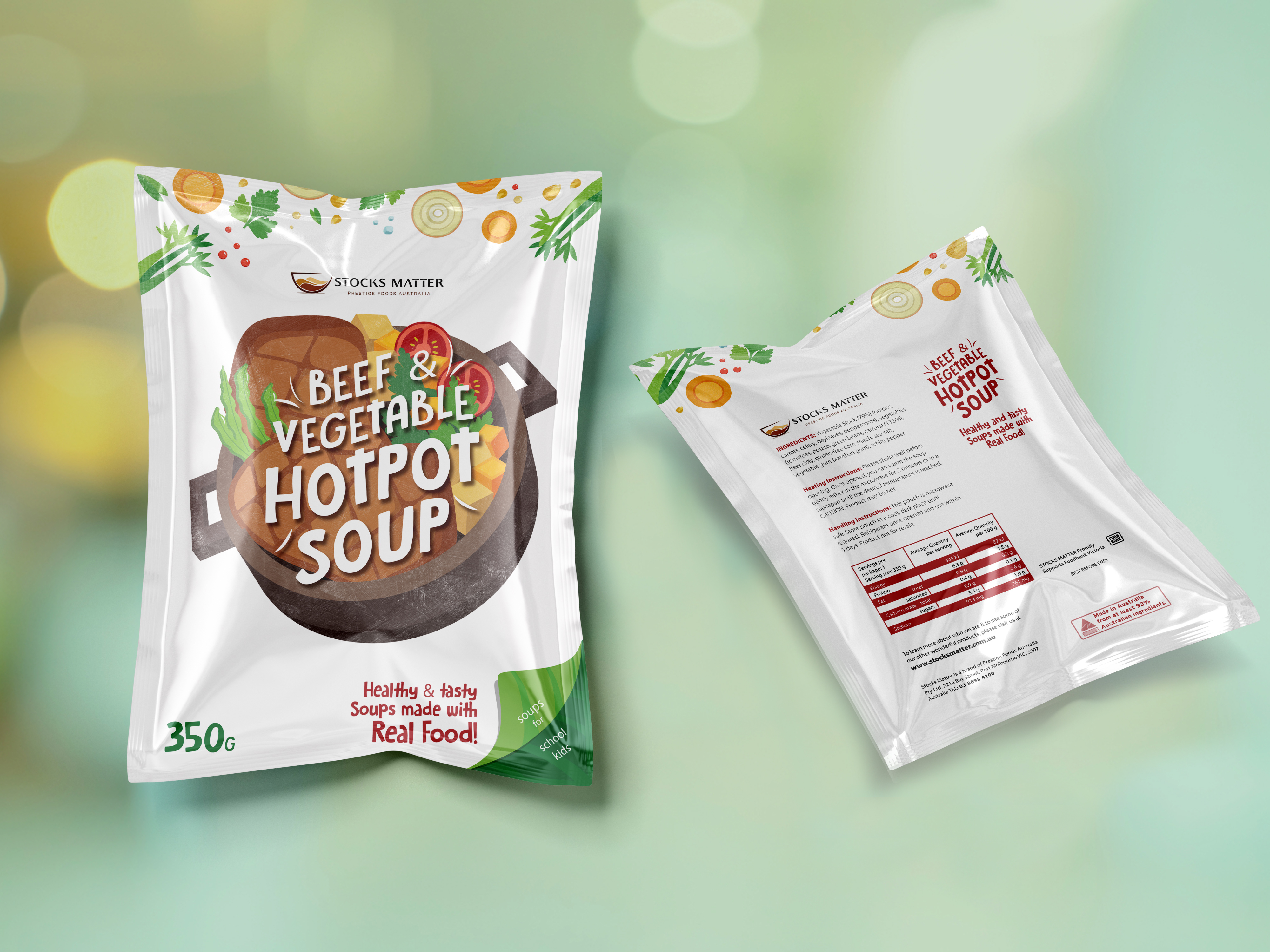 Stocks Matter – Modern Soup Packaging Design